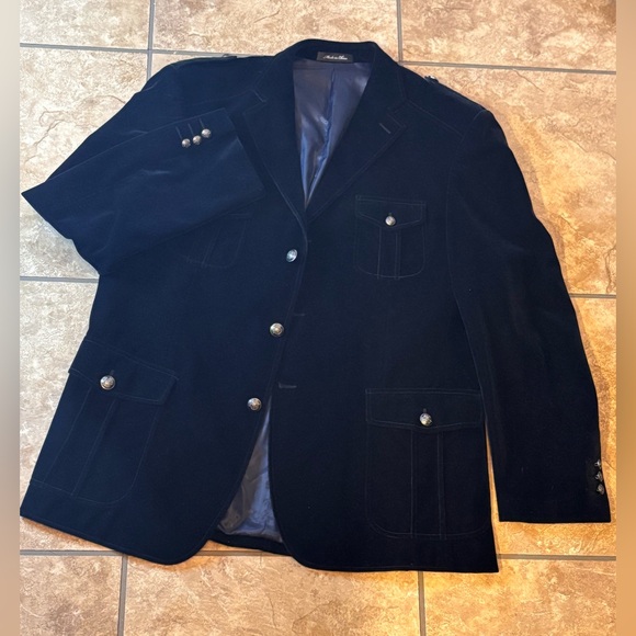 Inserch Limited Edition Velvet Military Blazer XL